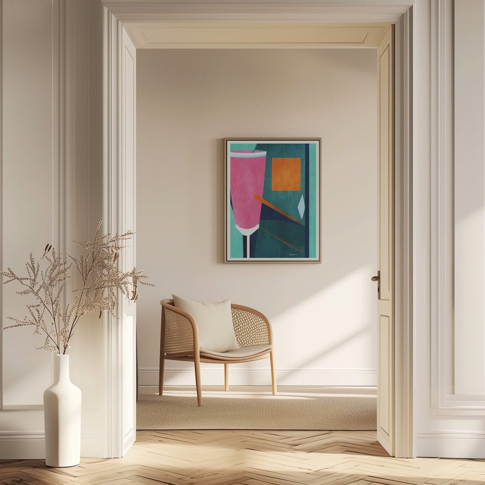 Mon Petite Crement Rosé Poster - Corkframes.com