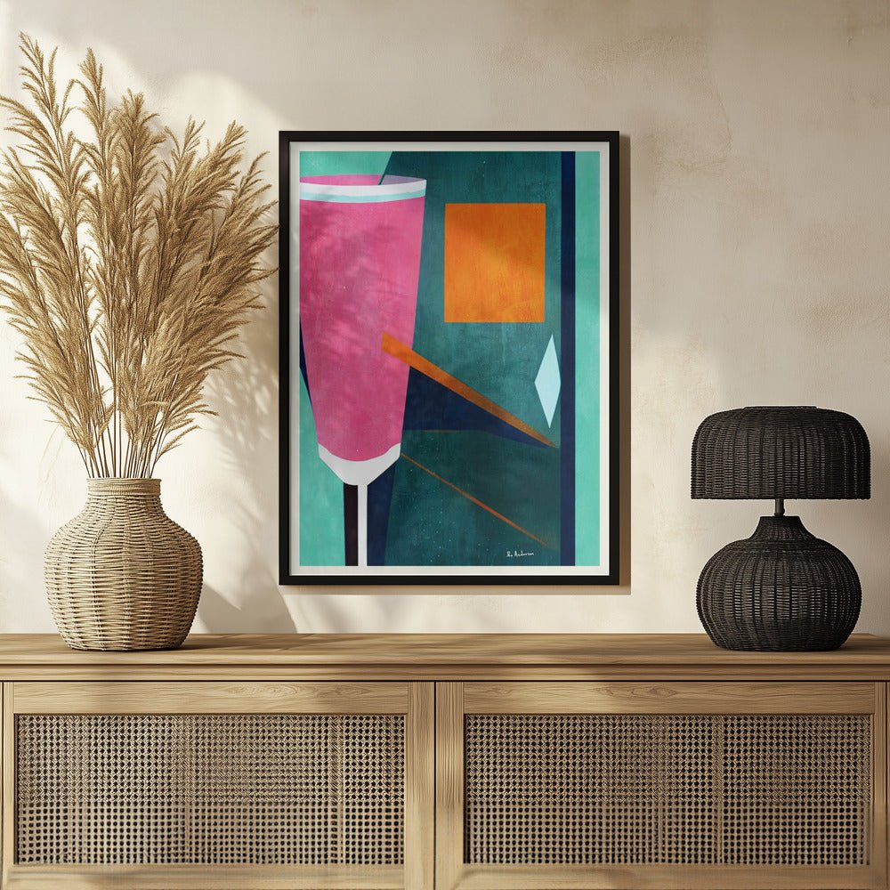 Mon Petite Crement Rosé Poster - Corkframes.com
