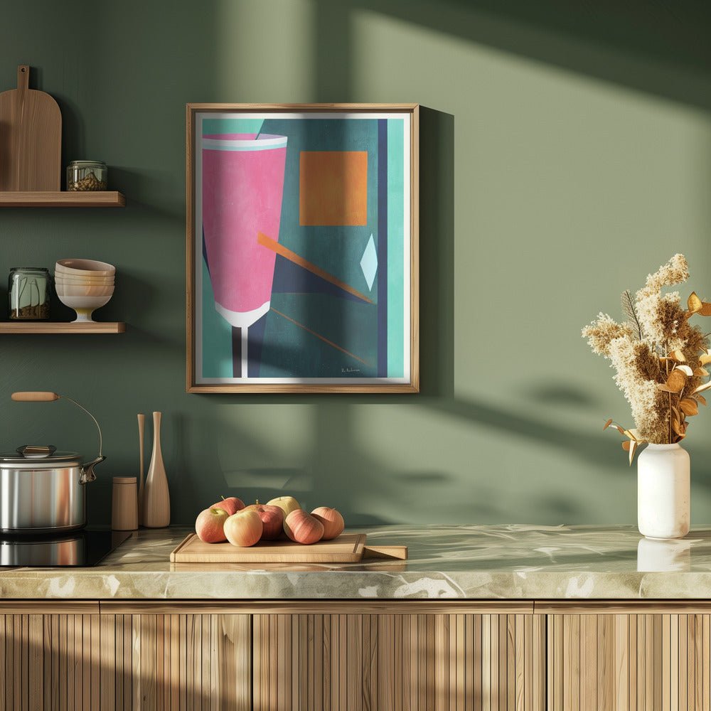 Mon Petite Crement Rosé Poster - Corkframes.com