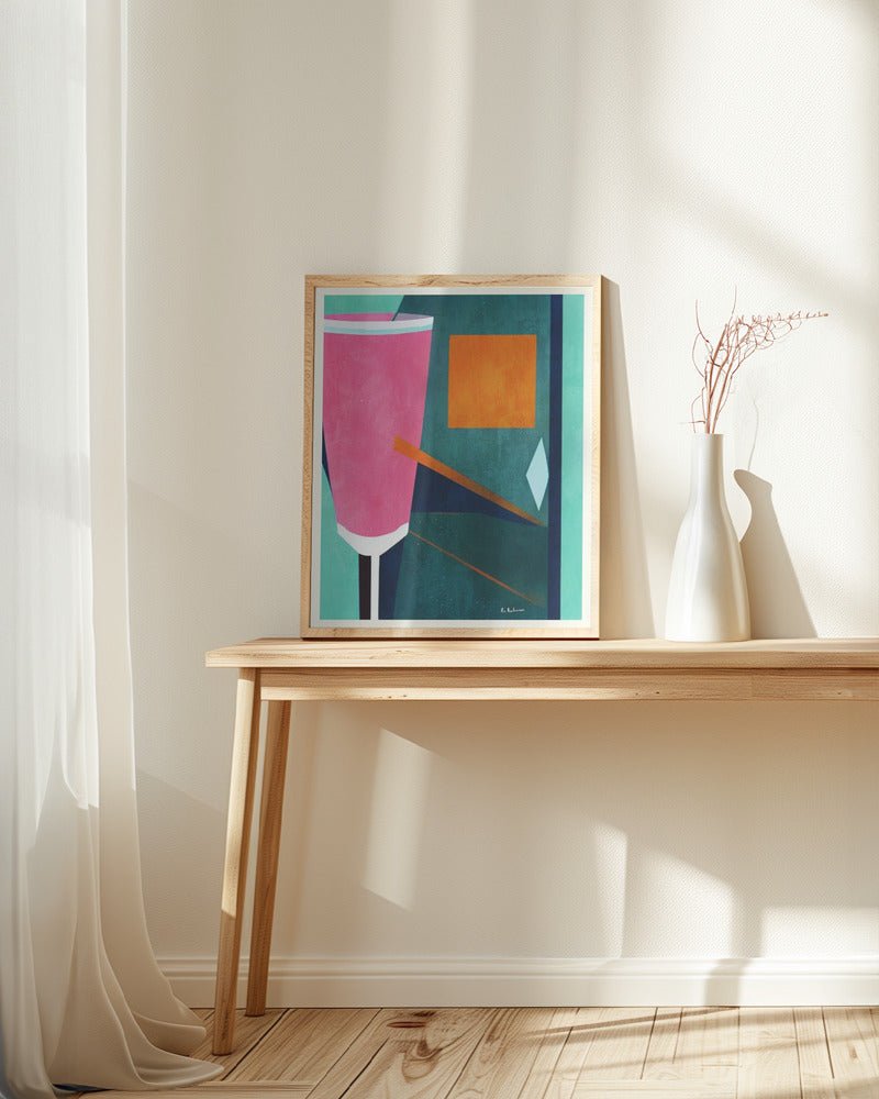 Mon Petite Crement Rosé Poster - Corkframes.com