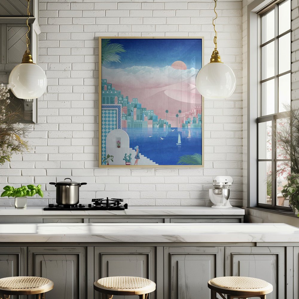Morocco Illustration Poster - Corkframes.com