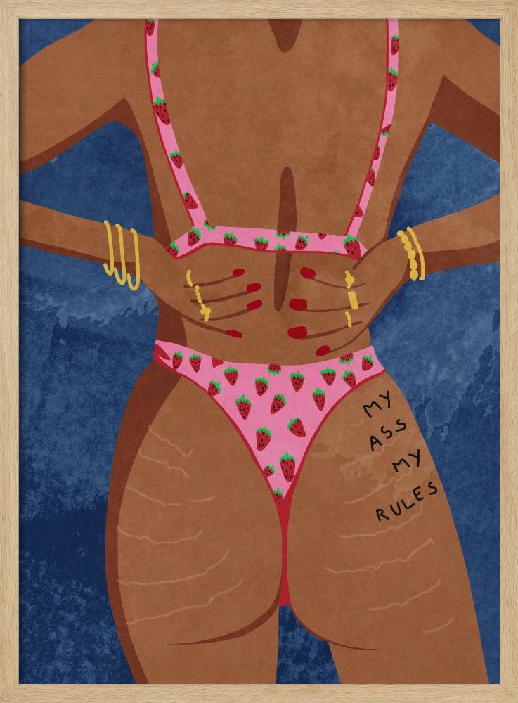 My Ass My Rules Poster - Corkframes.com