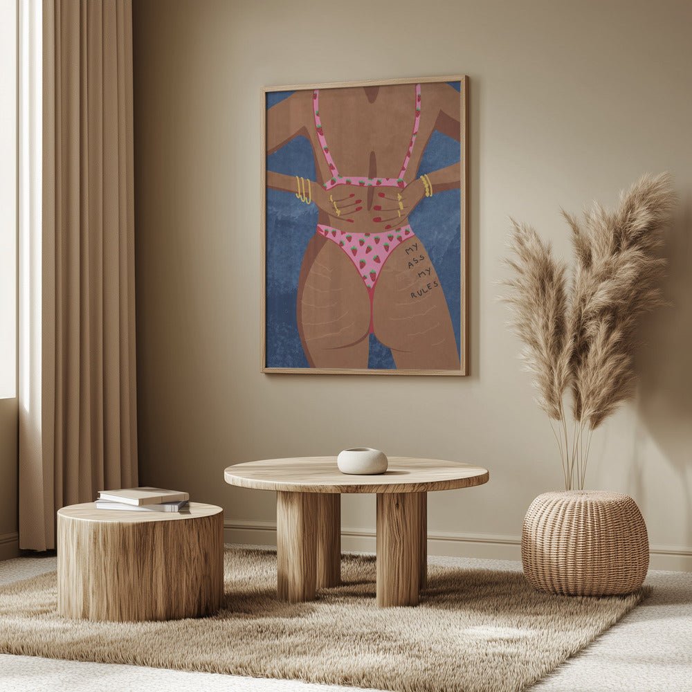 My Ass My Rules Poster - Corkframes.com
