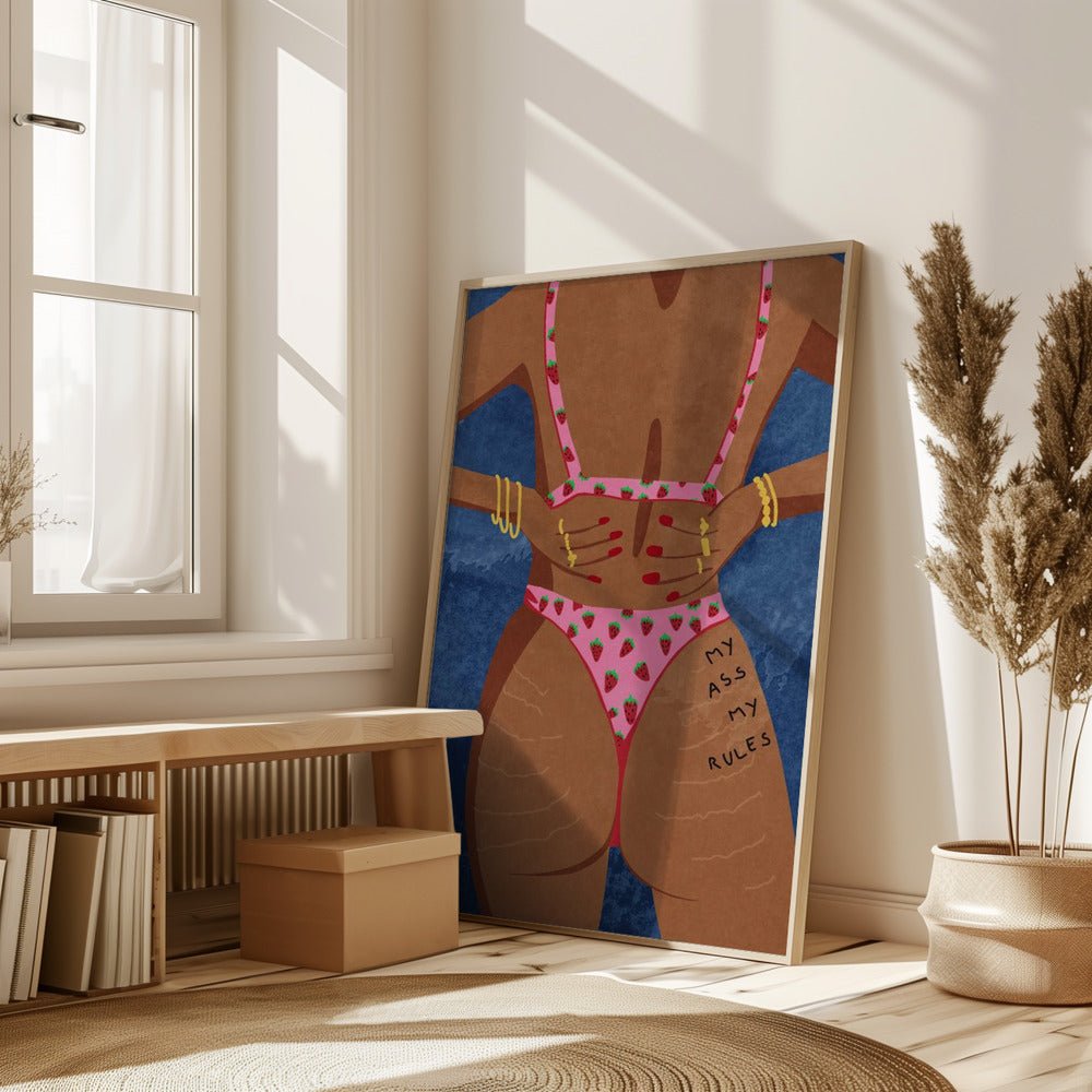 My Ass My Rules Poster - Corkframes.com