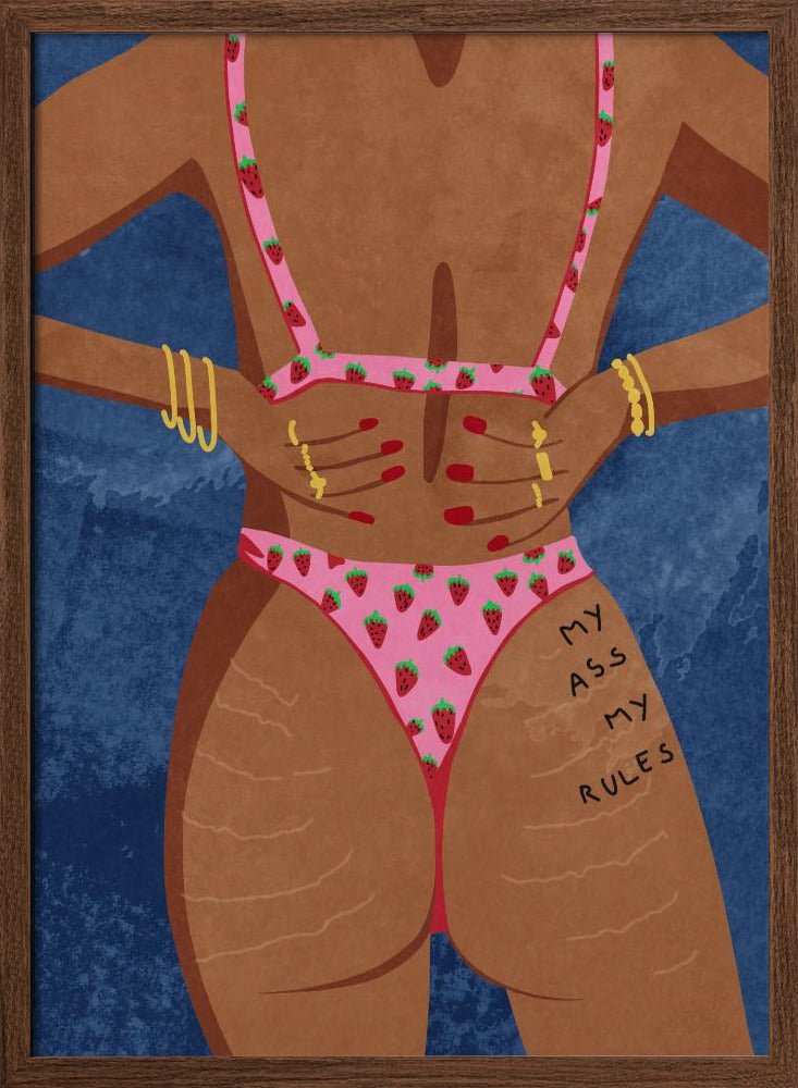 My Ass My Rules Poster - Corkframes.com