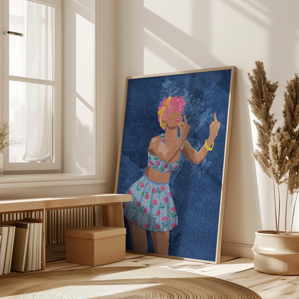 Not Your Girl Poster - Corkframes.com