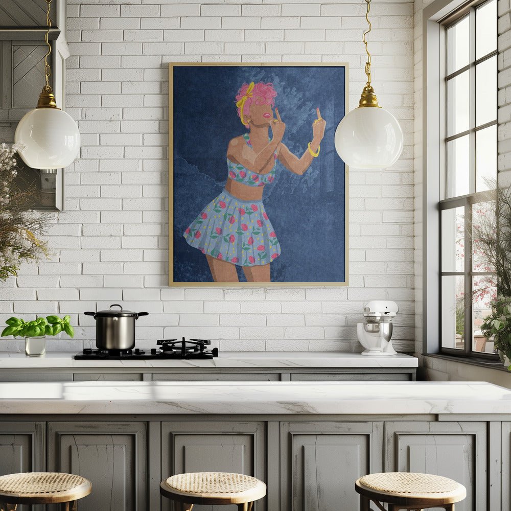 Not Your Girl Poster - Corkframes.com