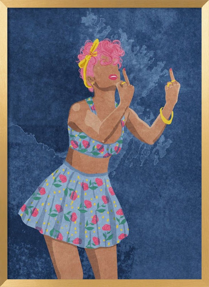 Not Your Girl Poster - Corkframes.com