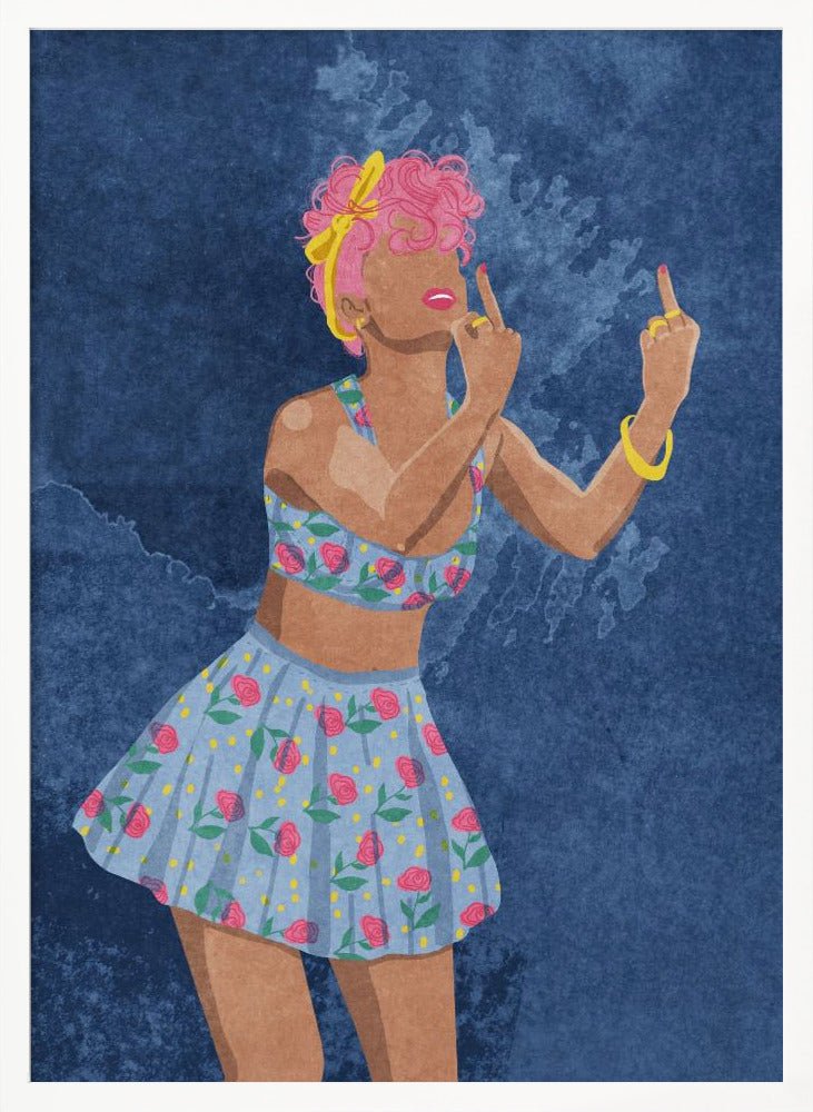 Not Your Girl Poster - Corkframes.com