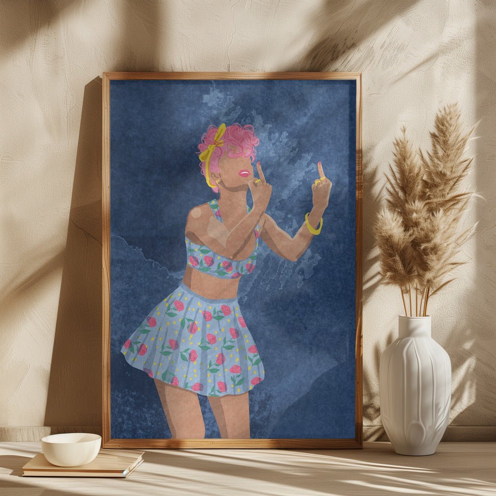 Not Your Girl Poster - Corkframes.com