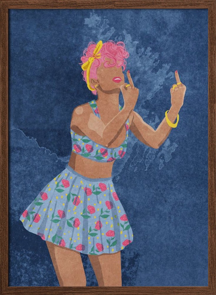 Not Your Girl Poster - Corkframes.com