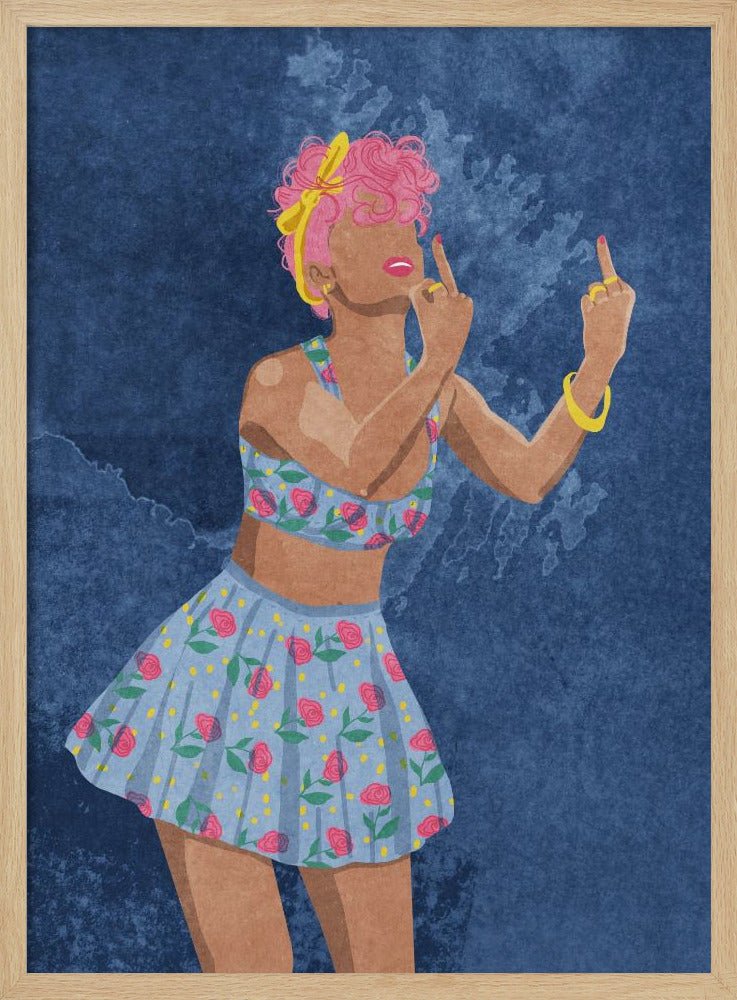 Not Your Girl Poster - Corkframes.com