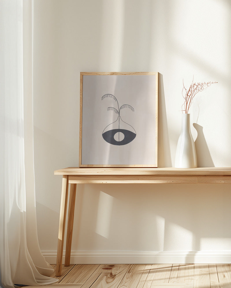 Evil Eye Vase Poster