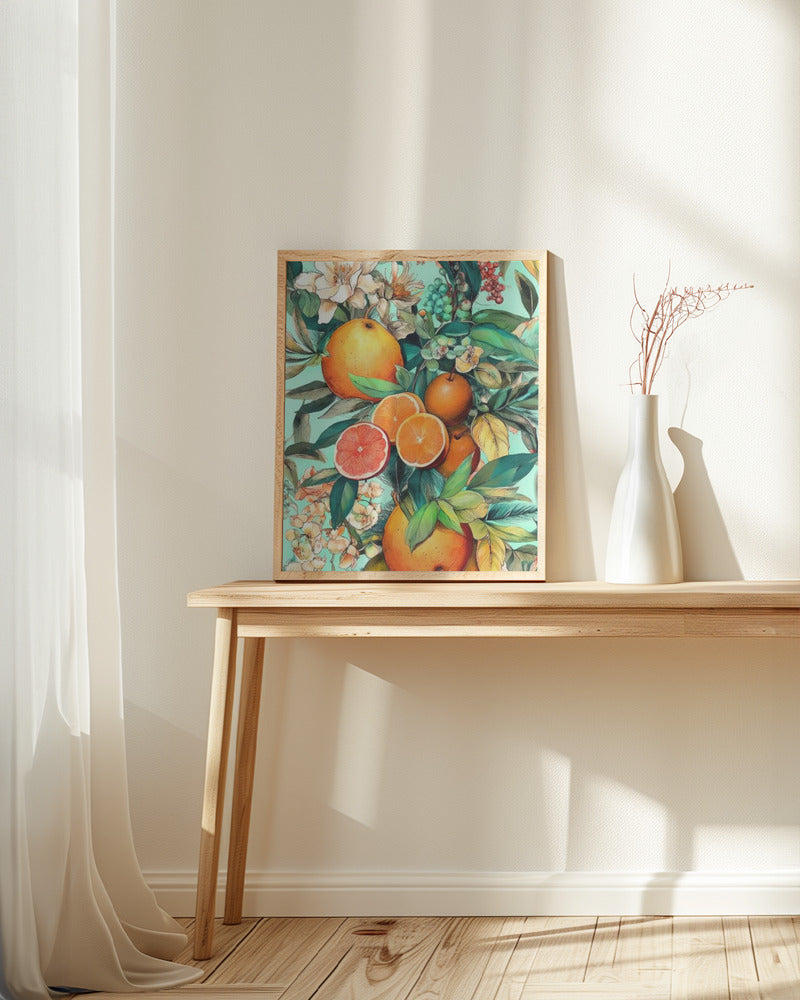 Flowers and fruits 2 Poster