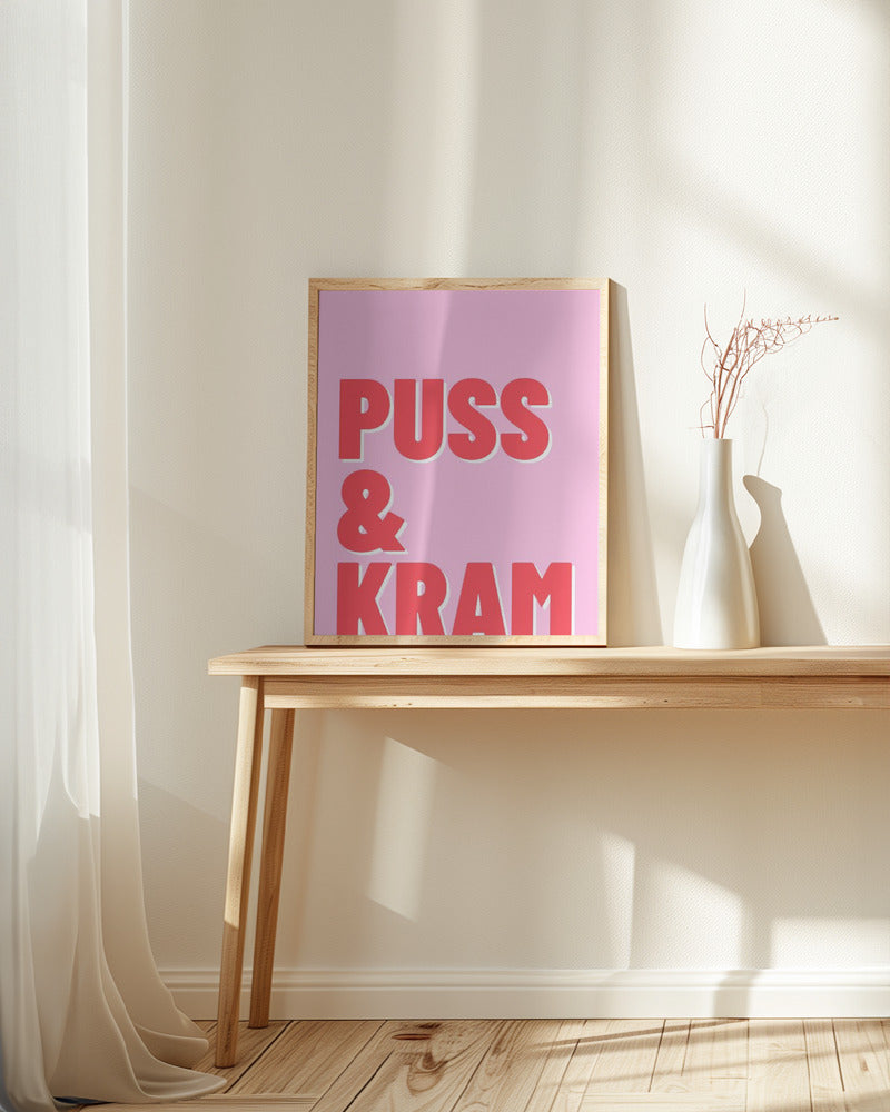 Puss och Kram Poster