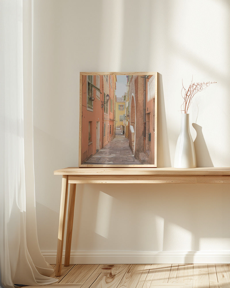 Streets of Menton Poster