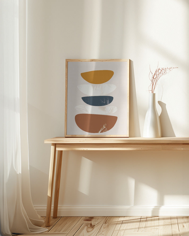 Abstract Minimalist Shapes No 1 Poster