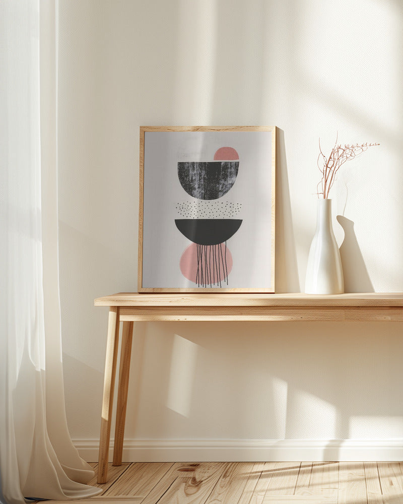 Abstract Minimalist Shapes No 5 Poster
