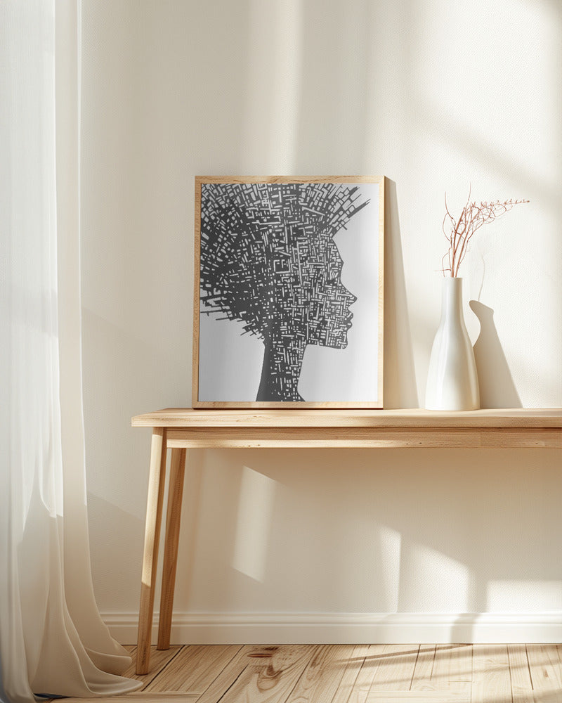 Face In Profile Poster