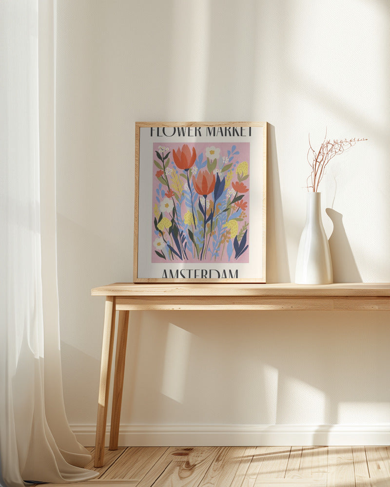 Flower Market Amsterdam Netherlands Poster