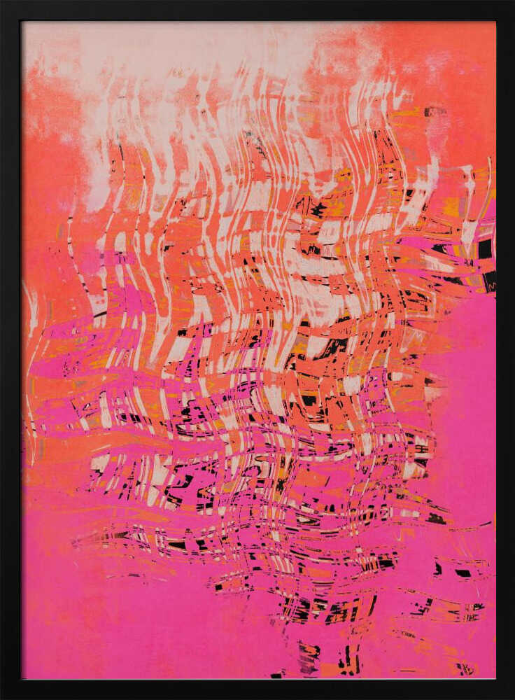 Vibrant Waves – art print by Treechild
