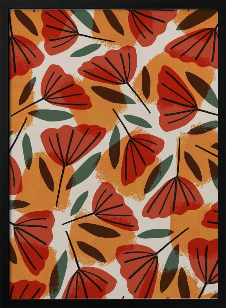Autumn Leaf Dance Poster