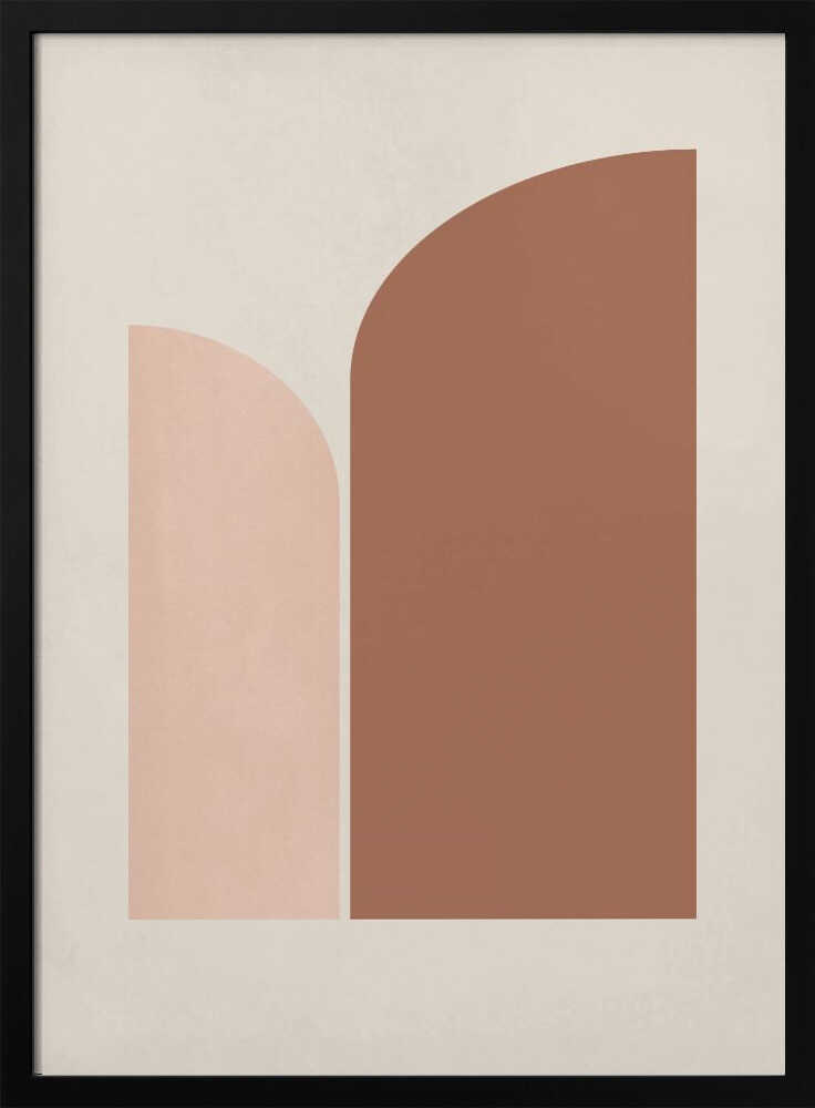 Retro Geometric Poster