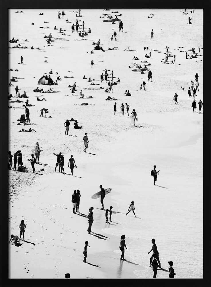 Beach Silhouettes Poster