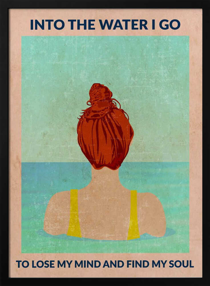 Into the Water (redhead) Poster