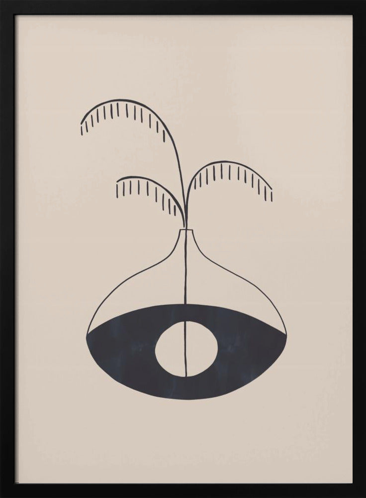 Evil Eye Vase Poster