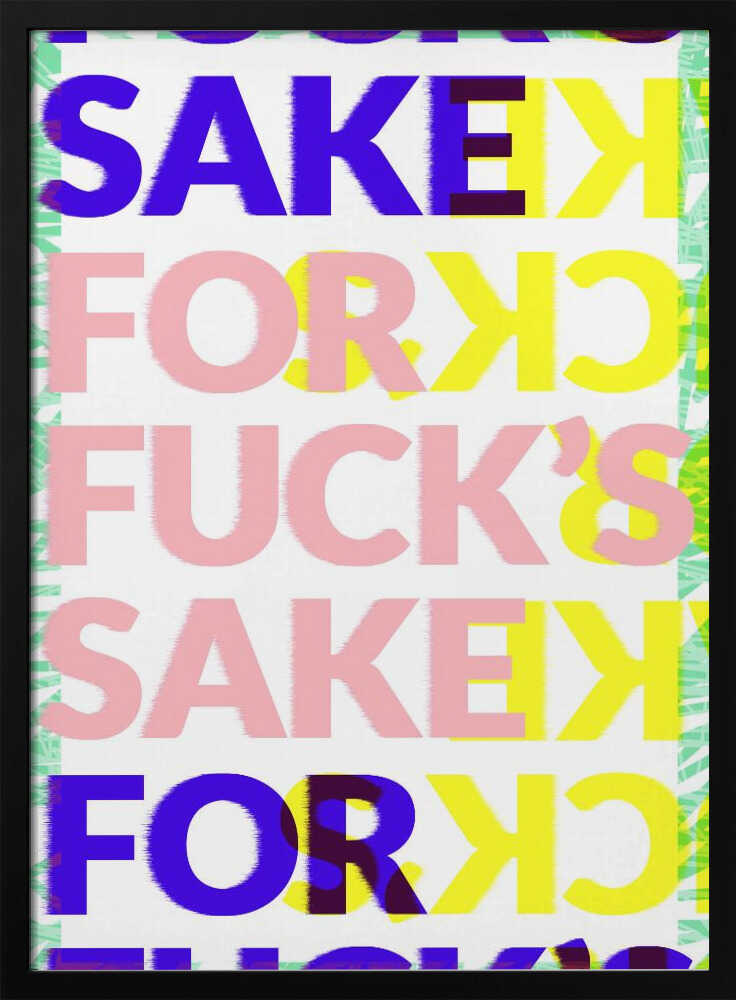 Vivid Repetition Poster