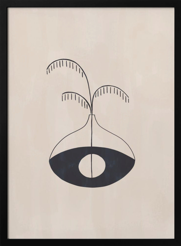 Evil Eye Vase Poster