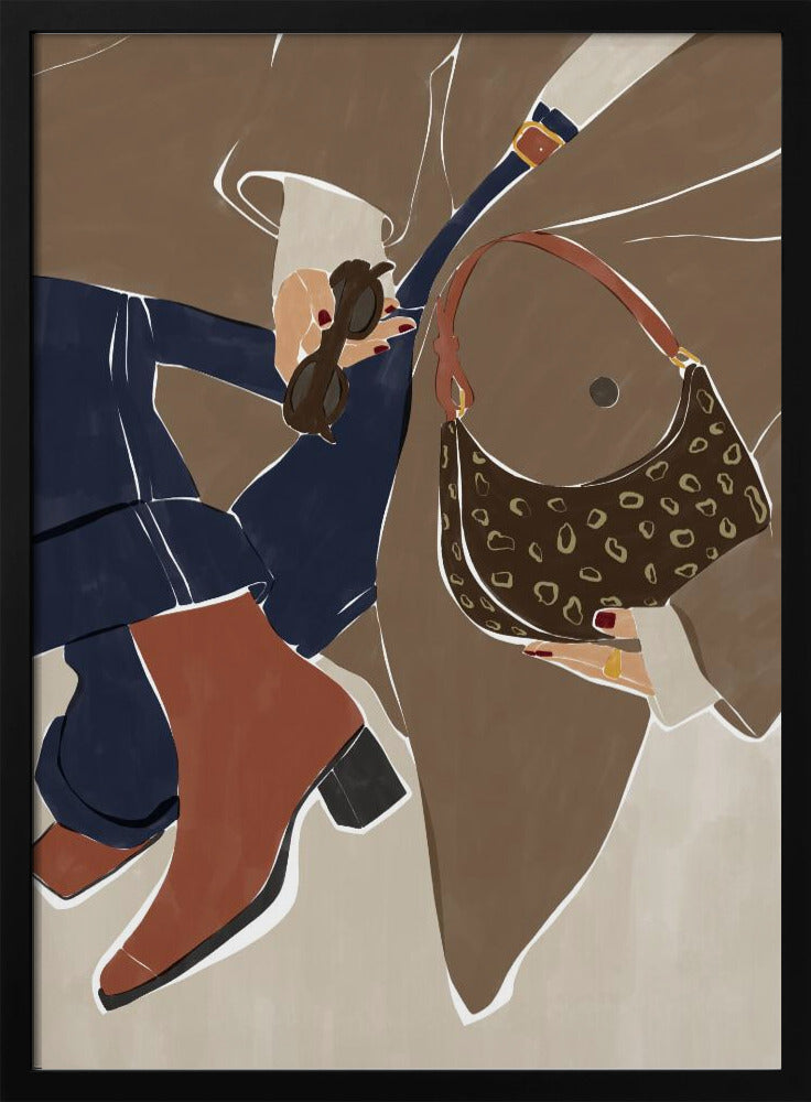 Fall Fashion Vibes Art Print By Ivy Green Illustrations Poster