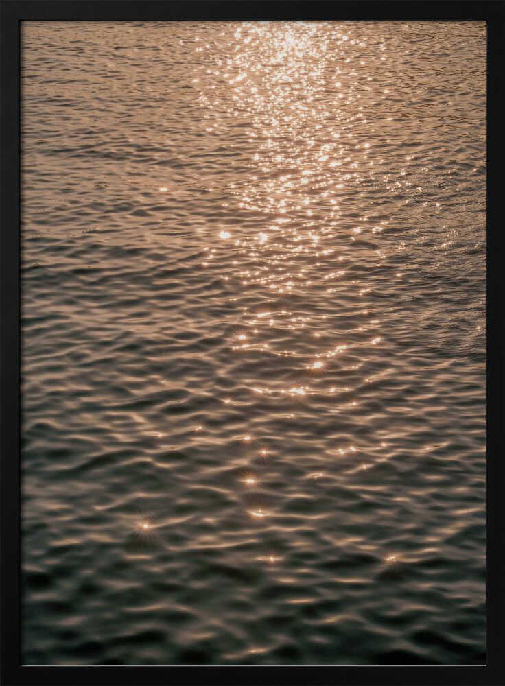 Sunset at Sea Poster