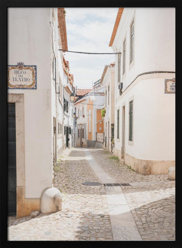 Streets of Cascais Poster