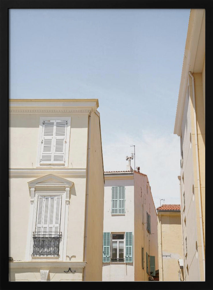 Streets of Menton Poster