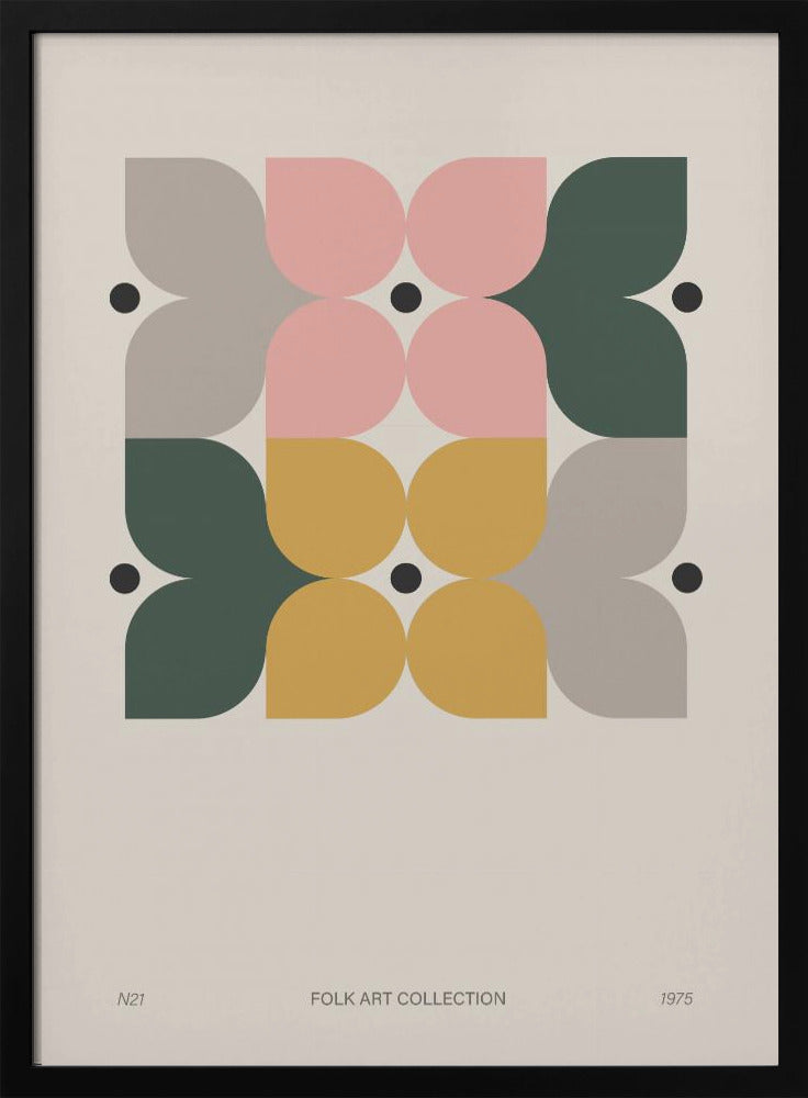 Modern folk art collection no 21 Poster