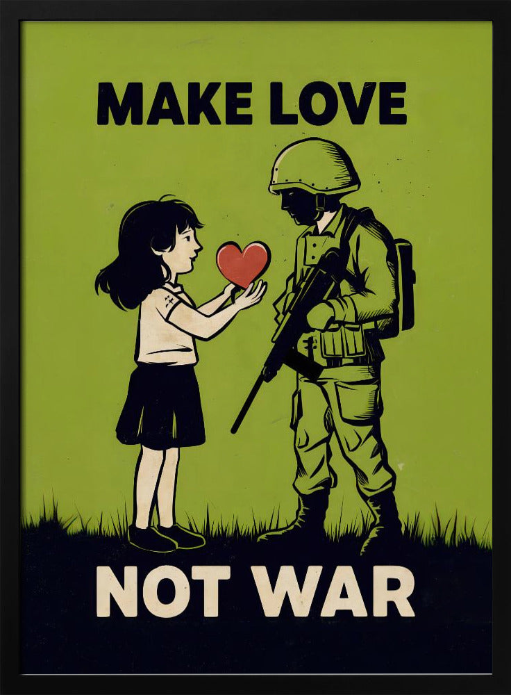 Make Love Not War Poster