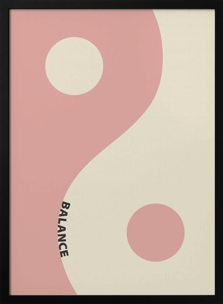 Balance Pink Poster