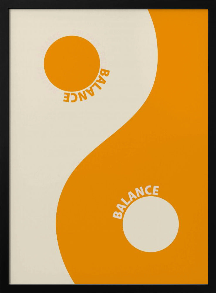 Balance Orange Poster