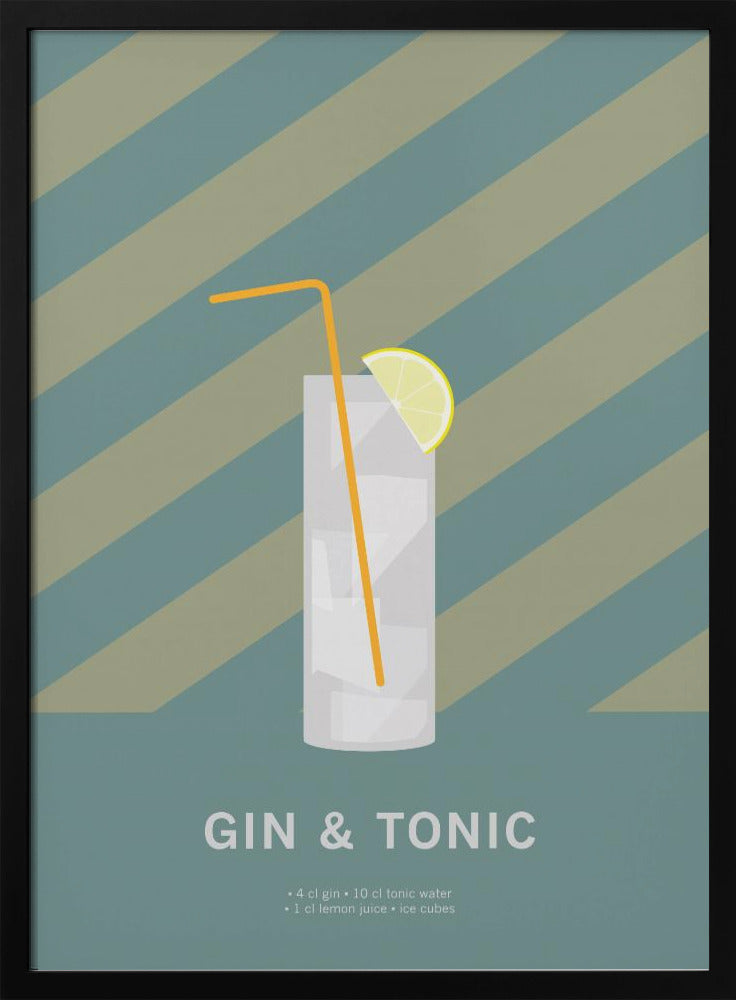Drink Gin & Tonic Poster