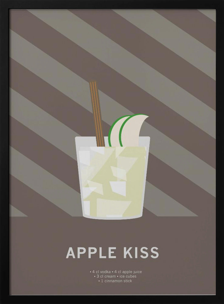 Drink Apple Kiss Poster