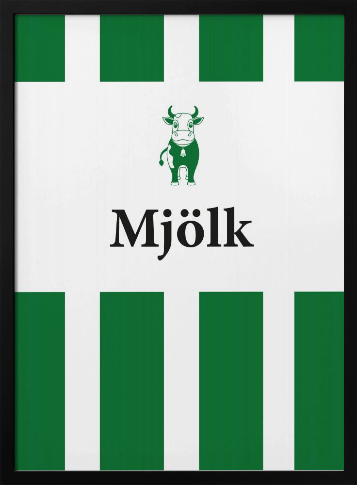 Mjölk Grön Poster