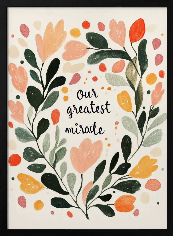 Floral Embrace Poster