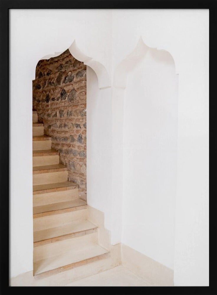 Arch Stairway In Riad In Marrakech Ibiza Boho Travel Photography 1 Poster