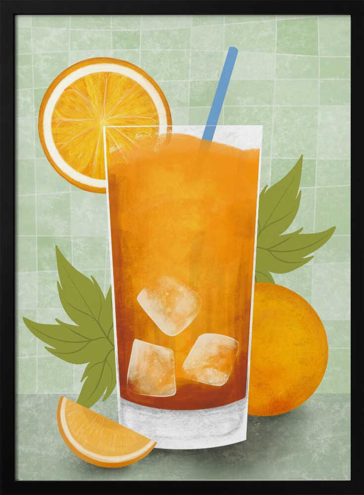 Orange drink Poster