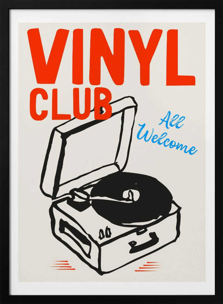 Vinyl Club Art Poster.png Poster