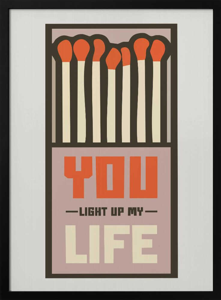 Vintage Matchbox Design Poster