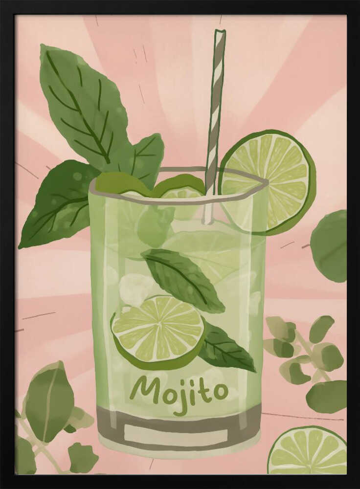 Minty Lime Delight Poster