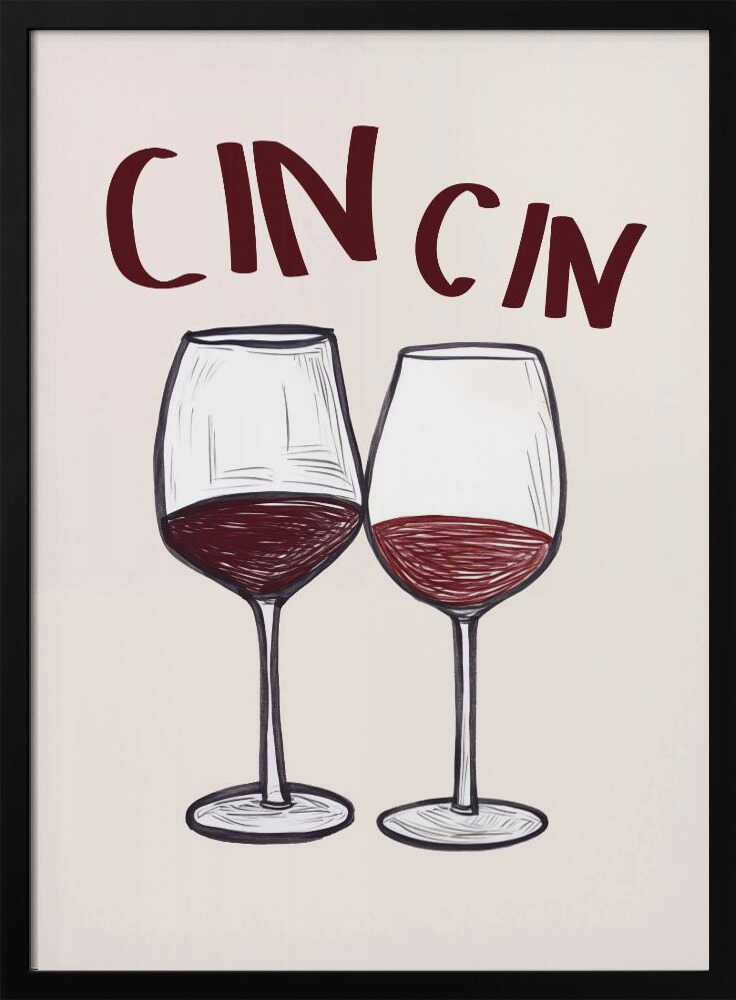 Wine Toast Duo Poster